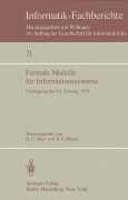 Cover-Bild zum Titel 'Formale Modelle für Informationssysteme' von ''