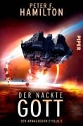 Cover-Bild zum Titel 'Der nackte Gott' von 'Peter F. Hamilton'