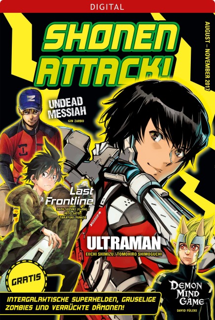 Shonen Attack Magazin #3 - Tomohiro Shimoguchi, Eiichi Shimizu, Gin Zarbo, David Füleki, Mita Sato