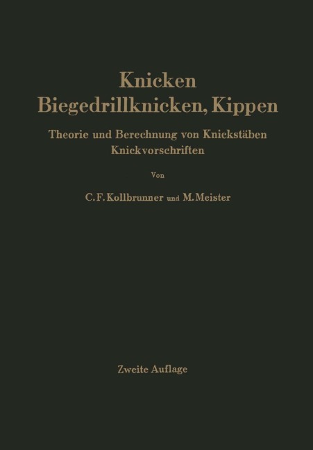 Knicken, Biegedrillknicken, Kippen - Martin Meister, Curt F. Kollbrunner