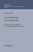 Cover-Bild zum Titel 'Das Ostjiddische im Sprachkontakt' von 'Steffen Krogh'