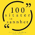 Cover-Bild zum Titel '100 sitater om sannhet' von 'Various'