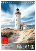 Cover-Bild zum Titel 'Dänemark - Wellen, Wind, Lebensgefühl (Tischkalender 2026 DIN A5 hoch), CALVENDO Monatskalender' von 'Peter Roder'
