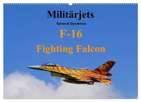 Militärjets General Dynamics F-16 Fighting Falcon (Wandkalender 2024 DIN A2 quer), CALVENDO Monatskalender - MUC-Spotter MUC-Spotter