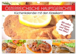 Cover-Bild zum Titel 'Österreichische Hauptgerichte. Küchenkalender mit den Klassikern! (Wandkalender 2026 DIN A3 quer), CALVENDO Monatskalender' von 'Rose Hurley'