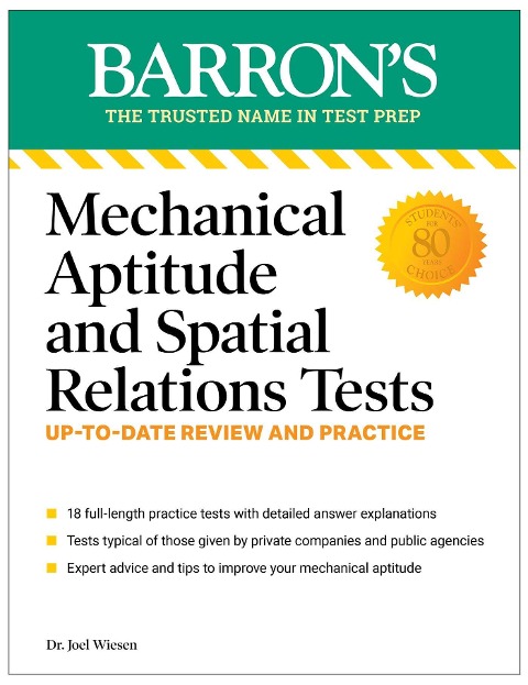 Mechanical Aptitude and Spatial Relations Tests, Fourth Edition - Barron's Educational Series, Joel Wiesen