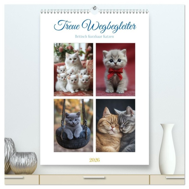 Treue Wegbegleiter (hochwertiger Premium Wandkalender 2026 DIN A2 hoch), Kunstdruck in Hochglanz - Steffen Gierok-Latniak