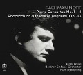 Rachmaninoff:Piano Concertos & Paganini Rhapsody - Rösel/Berliner Sinfonie-Orchester/Sanderling