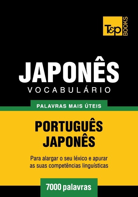 Vocabulário Português-Japonês - 7000 palavras - Andrey Taranov