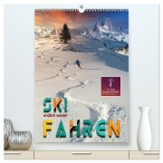 Endlich wieder Skifahren (hochwertiger Premium Wandkalender 2026 DIN A2 hoch), Kunstdruck in Hochglanz - Peter Roder