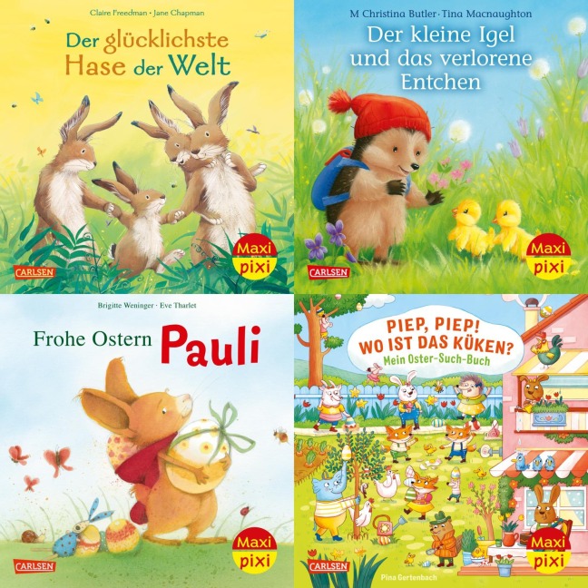 Maxi-Pixi-4er-Set 102: Endlich Frühling! (4x1 Exemplar) - diverse