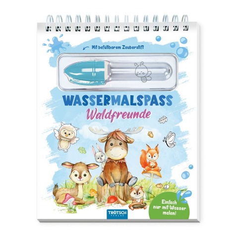 Trötsch Wassermalspaß mit Zauberstift Waldfreunde - 