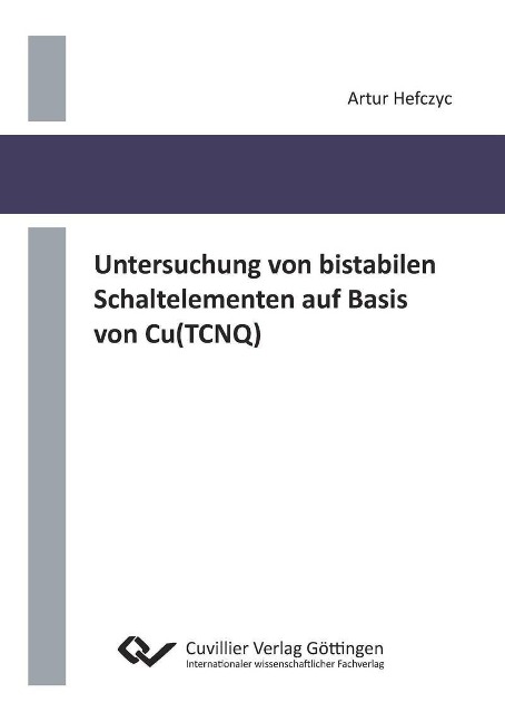 Untersuchung von bistabilen Schaltelementen auf Basis von Cu(TCNQ) - 