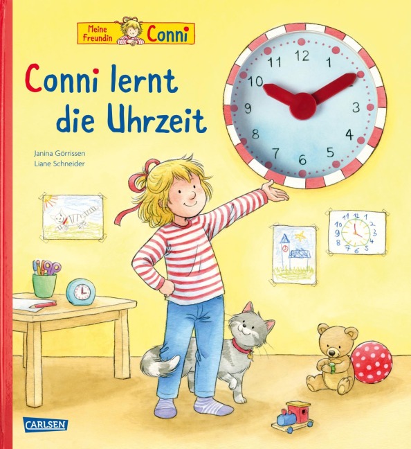 Conni-Bilderbücher: Conni lernt die Uhrzeit - Liane Schneider