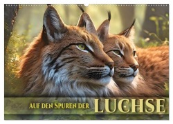 Cover-Bild zum Titel 'Auf den Spuren der Luchse (Wandkalender 2026 DIN A2 quer), CALVENDO Monatskalender' von 'Renate Utz'
