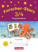 Cover-Bild zum Titel 'Forscher-Stars 3./4. Schuljahr. Sachunterricht - Programmieren - Übungsheft mit Lösungen' von 'Elisa Bisanti, Monica Galié'