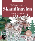 Cover-Bild zum Titel 'Ausmalparadies - Sehnsuchtsort Skandinavien' von ''