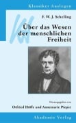 Cover-Bild zum Titel 'F. W. J. Schelling: Über das Wesen der menschlichen Freiheit' von ''