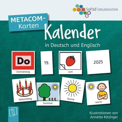 METACOM-Karten: Kalender in Deutsch und Englisch - 