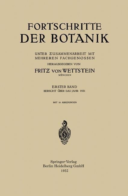 Fortschritte der Botanik - 