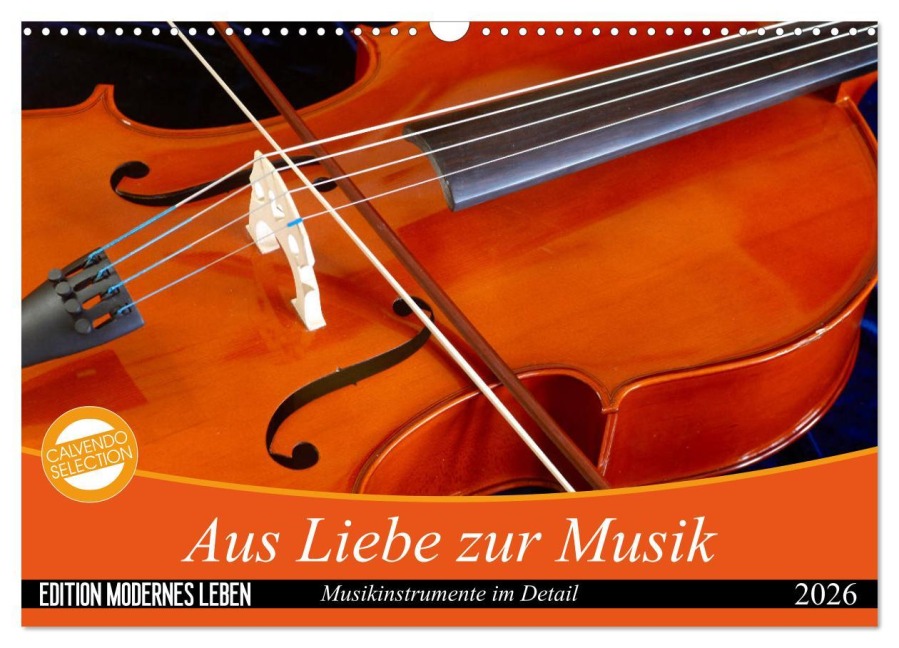 Aus Liebe zur Musik (Wandkalender 2026 DIN A3 quer), CALVENDO Monatskalender - Anette/Thomas Jäger