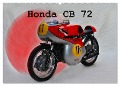 Honda CB 72 (Wandkalender 2024 DIN A2 quer), CALVENDO Monatskalender - Ingo Laue
