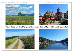 Vom Ried an die Bergstraße, durch den Odenwald ins Neckartal (Wandkalender 2026 DIN A3 quer), CALVENDO Monatskalender - Ilona Andersen