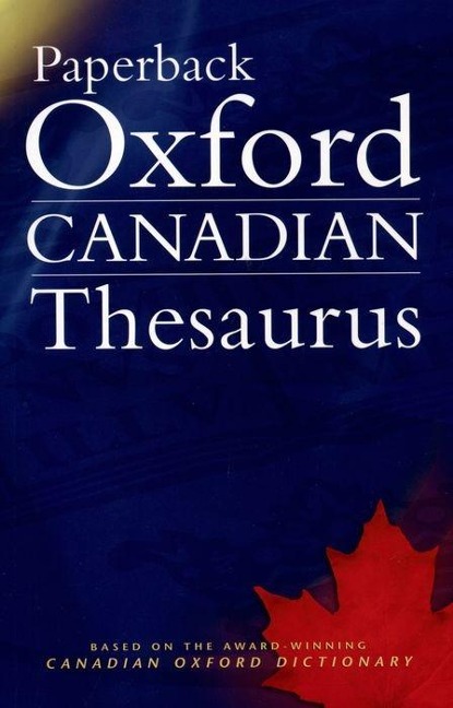 Paperback Oxford Canadian Thesaurus - 