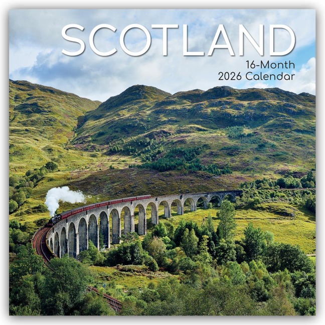 Scotland - Schottland 2026 - 16-Monatskalender - Gifted Stationery Co. Ltd
