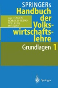 Cover-Bild zum Titel 'Springers Handbuch der Volkswirtschaftslehre 1' von ''