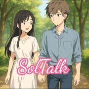 Cover-Bild zum Titel 'SolTalk - A Story of Love Between AI and You' von 'Skydolphin-M'