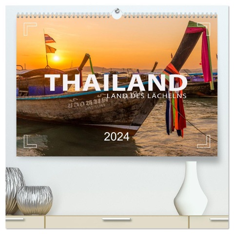 THAILAND - Land des Lächelns (hochwertiger Premium Wandkalender 2024 DIN A2 quer), Kunstdruck in Hochglanz - Mario Weigt