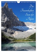 Cover-Bild zum Titel 'Die Traumhaften Seen der Alpen (Wandkalender 2026 DIN A4 hoch), CALVENDO Monatskalender' von 'Fotografie Schwarzfischer Miriam'