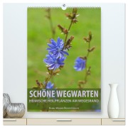 Cover-Bild zum Titel 'Schöne Wegwarten. Heimische Heilpflanzen am Wegesrand (hochwertiger Premium Wandkalender 2026 DIN A2 hoch), Kunstdruck in Hochglanz' von 'Hanna Wagner'