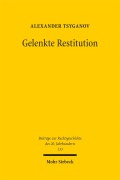 Cover-Bild zum Titel 'Gelenkte Restitution' von 'Alexander Tsyganov'