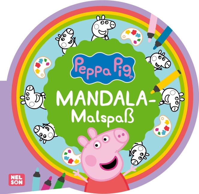 Peppa Wutz Ausmalbilder: MANDALA Malspaß - 