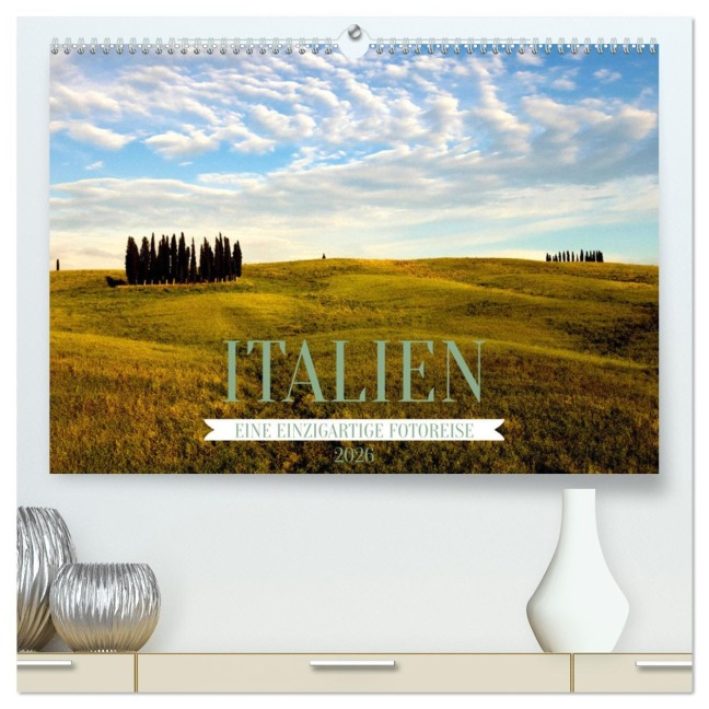 Italien, eine einzigartige Fotoreise (hochwertiger Premium Wandkalender 2026 DIN A2 quer), Kunstdruck in Hochglanz - Mario Koch Fotografie