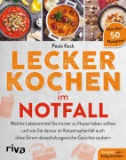 Cover-Bild zum Titel 'Lecker kochen im Notfall' von 'Paula Keck'