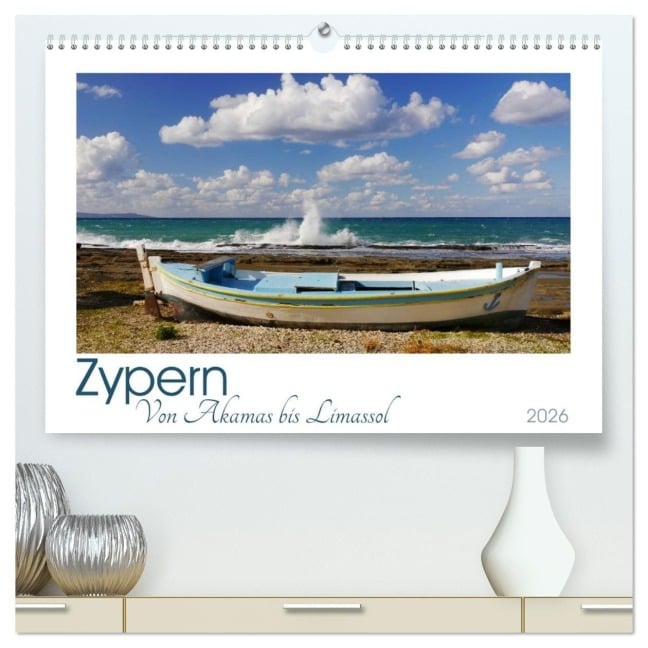 Zypern. Von Akamas bis Limassol (hochwertiger Premium Wandkalender 2026 DIN A2 quer), Kunstdruck in Hochglanz - Lucy M. Laube