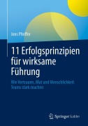 Cover-Bild zum Titel '11 Erfolgsprinzipien für wirksame Führung' von 'Jens Pfeiffer'