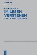 Cover-Bild zum Titel 'Im Lesen verstehen' von 'Christian Frevel'