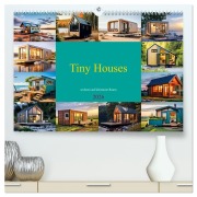 Cover-Bild zum Titel 'Tiny Houses - wohnen auf kleinstem Raum (hochwertiger Premium Wandkalender 2026 DIN A2 quer), Kunstdruck in Hochglanz' von 'Susan Michel'
