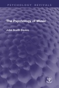 Cover-Bild zum Titel 'The Psychology of Music' von 'John Booth Davies'