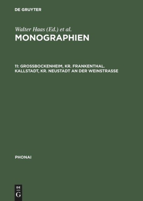 Großbockenheim, Kr. Frankenthal. Kallstadt, Kr. Neustadt an der Weinstraße - 