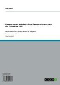 Cover-Bild zum Titel 'Konsens versus Mehrheit - Zwei Demokratietypen nach der Finanzkrise 2008' von 'Silke Herzer'