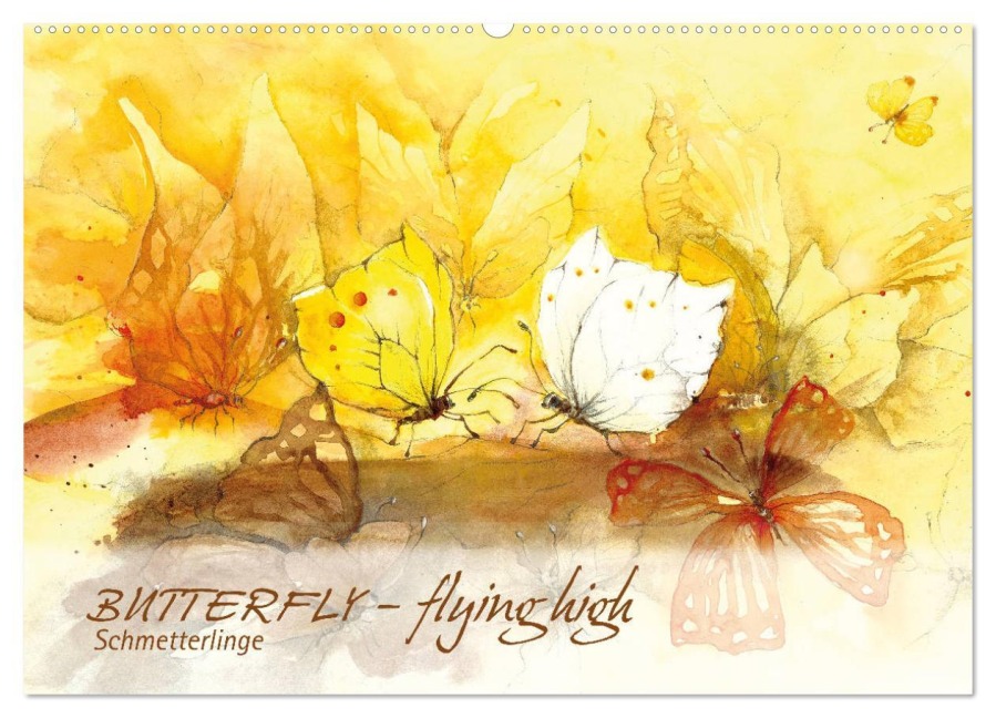 BUTTERFLY ¿ flying high, Schmetterlinge (Wandkalender 2025 DIN A2 quer), CALVENDO Monatskalender - Sabine Floner