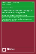 Cover-Bild zum Titel 'Die soziale Funktion des Vertrages im brasilianischen Código Civil - A Função Social do Contrato no Código Civil Brasileiro' von 'Vivianne Ferreira Mese'