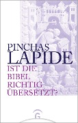 Cover-Bild zum Titel 'Ist die Bibel richtig übersetzt?' von 'Pinchas Lapide'