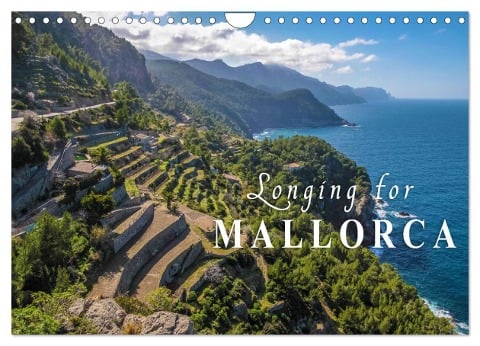 Longing for Mallorca (Wall Calendar 2025 DIN A4 landscape), CALVENDO 12 Month Wall Calendar - Christian Mueringer