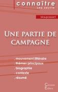 Cover-Bild zum Titel 'Fiche de lecture Une partie de campagne de Guy de Maupassant (Analyse littéraire de référence et résumé complet)' von 'Guy de Maupassant'